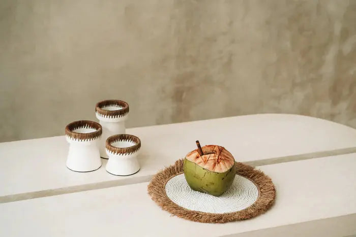 Set De Table | Water Hyacinth Raffia Bazar Bizar