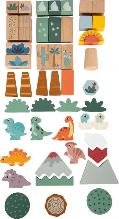 Blocs de construction en bois « Dino » Small Foot
