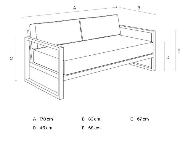 Canapé extérieur | Selma Dareels