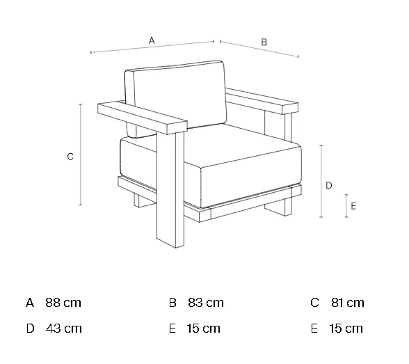 Fauteuil | Panjang Dareels