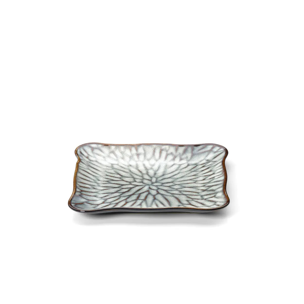 Assiette artisanale | Lotus Ice M - Jideco Home