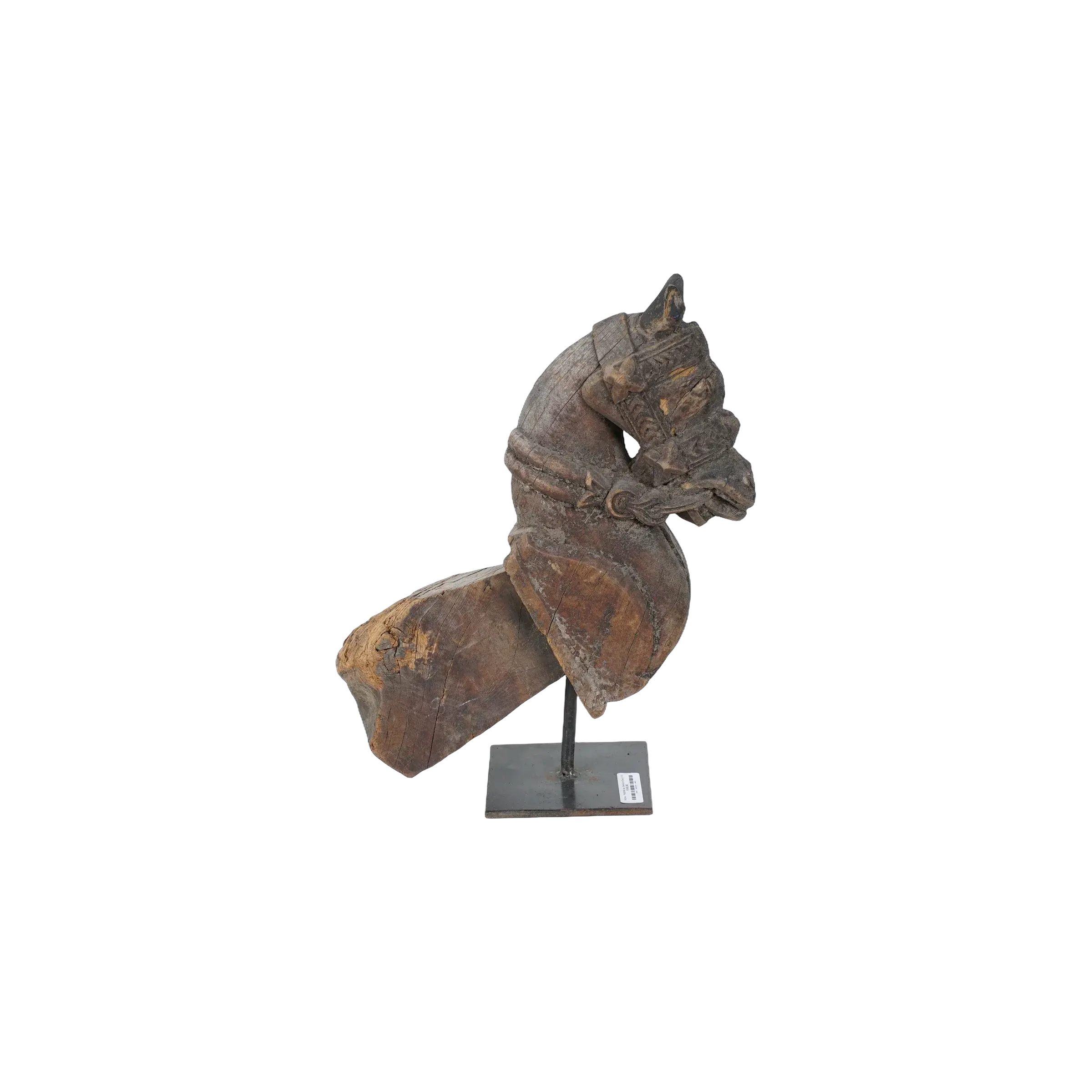 Sculpture en bois | Ashva - Protomé cheval en bois n°41