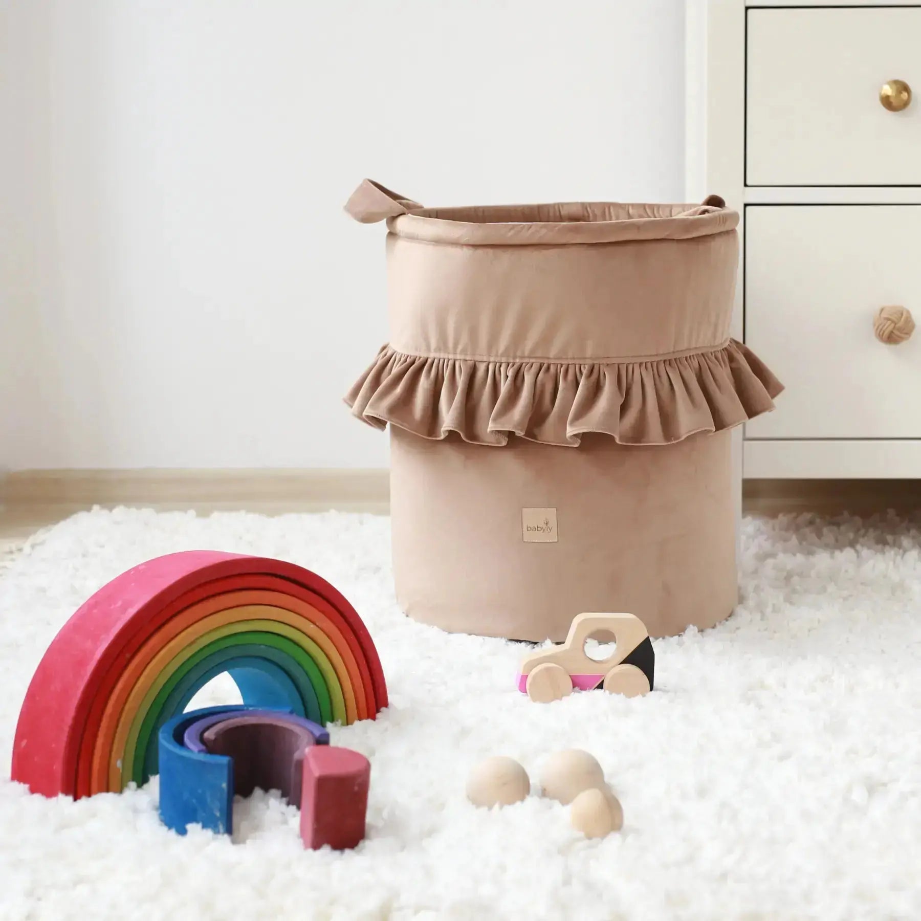 Panier à jouet | Velvet - Jideco Home