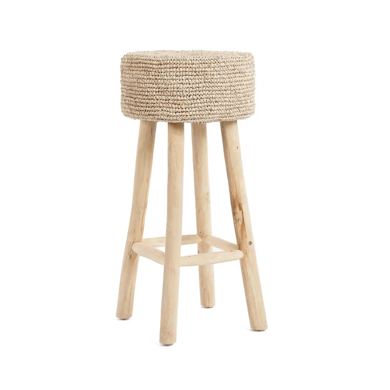 Tabouret De Bar | Raffia Bazar Bizar