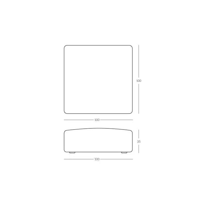 Pouf Module | Barbat Sand Tine K Home