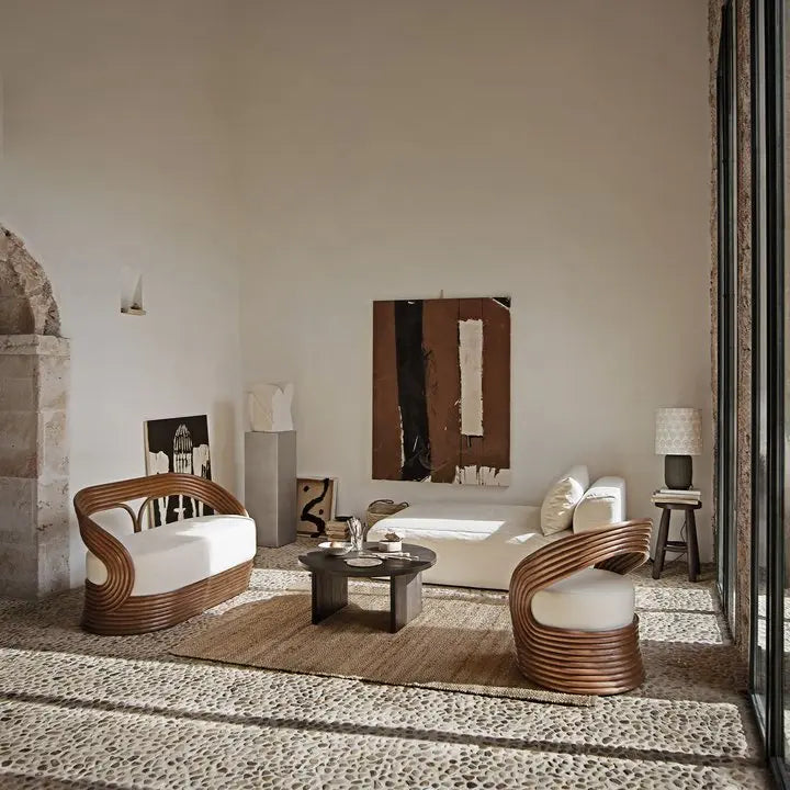 Table basse Kayu ronde | Teck Tine K Home