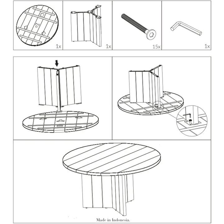 Table Ronde | Teck Tine K Home