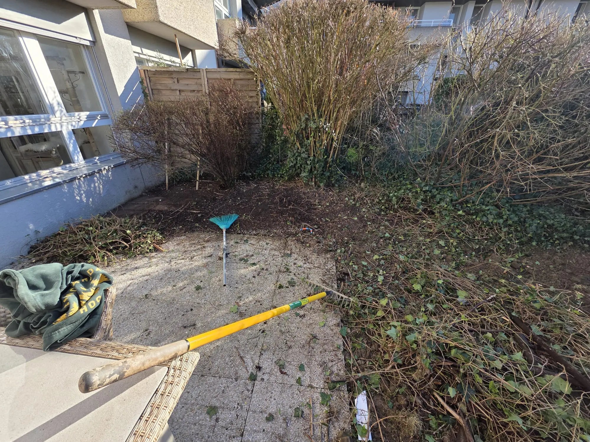 Terrasse au printemps