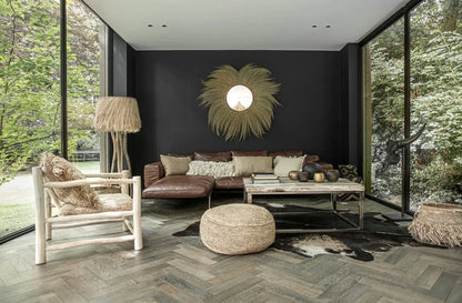 Pouf | Raphia Flores Bazar Bizar