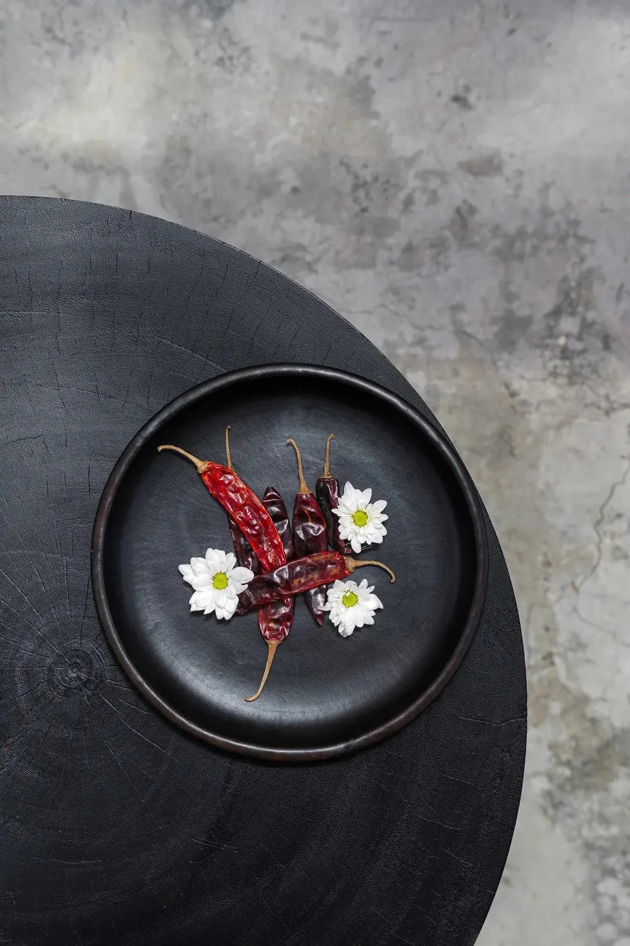 Assiette | Brûlée noir Bazar Bizar