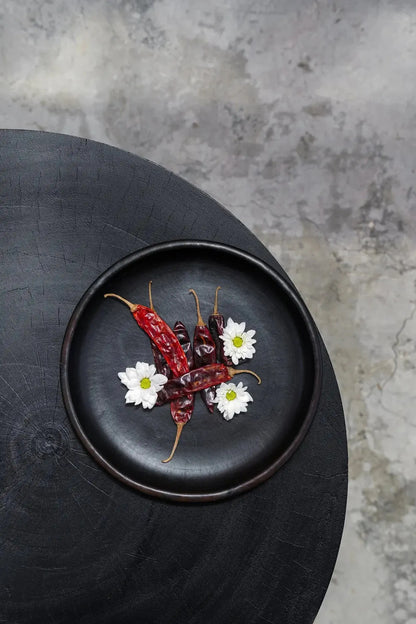 Assiette | Brûlée noir Bazar Bizar