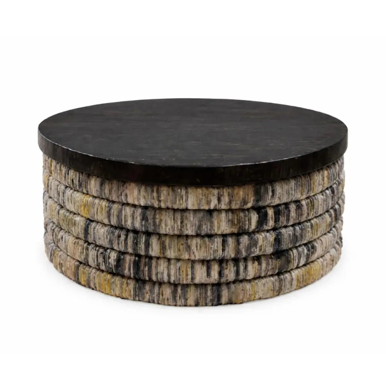 Table Basse Ronde  |Magani couleur noire