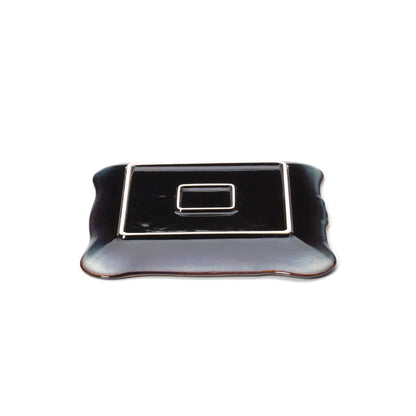Assiette artisanale | Lotus Ice L - Jideco Home