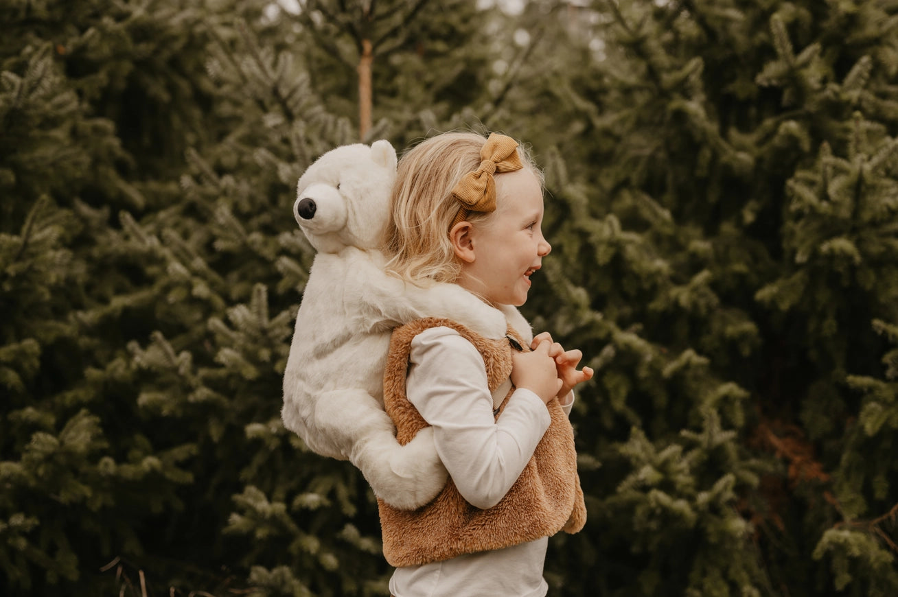 Polar bear children's backpack