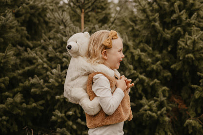 Polar bear children's backpack