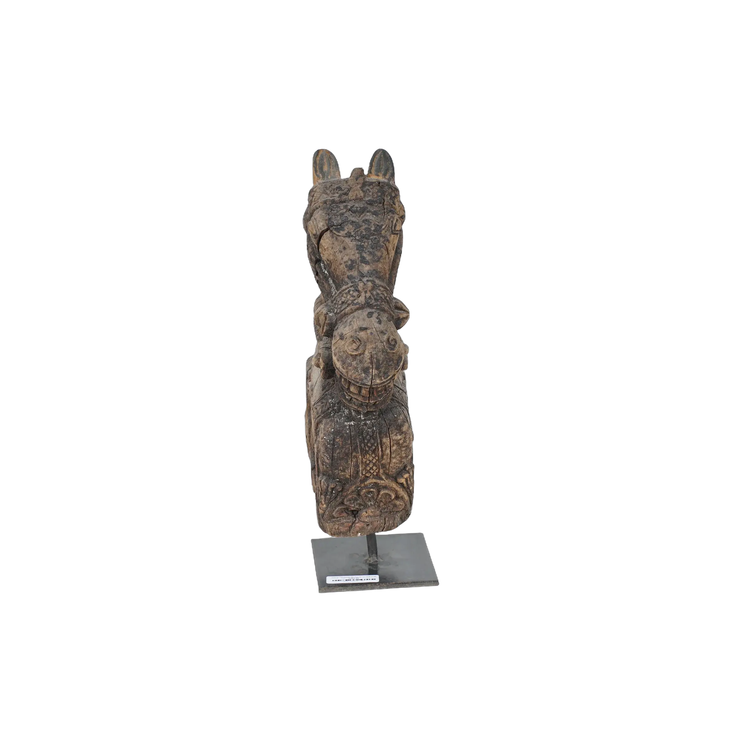 Sculpture en bois | Ashva - Protomé cheval en bois n°35