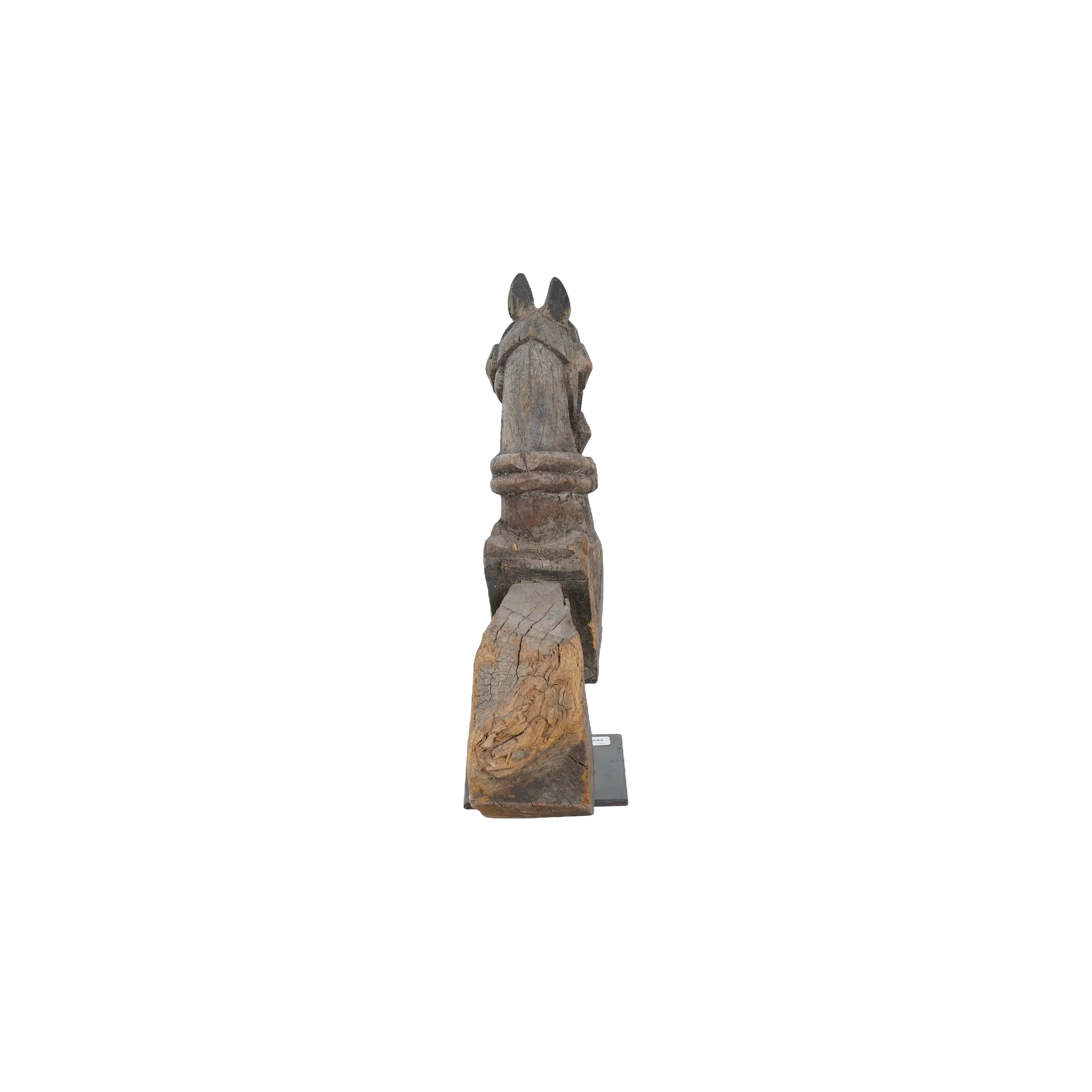 Sculpture en bois | Ashva - Protomé cheval en bois n°41