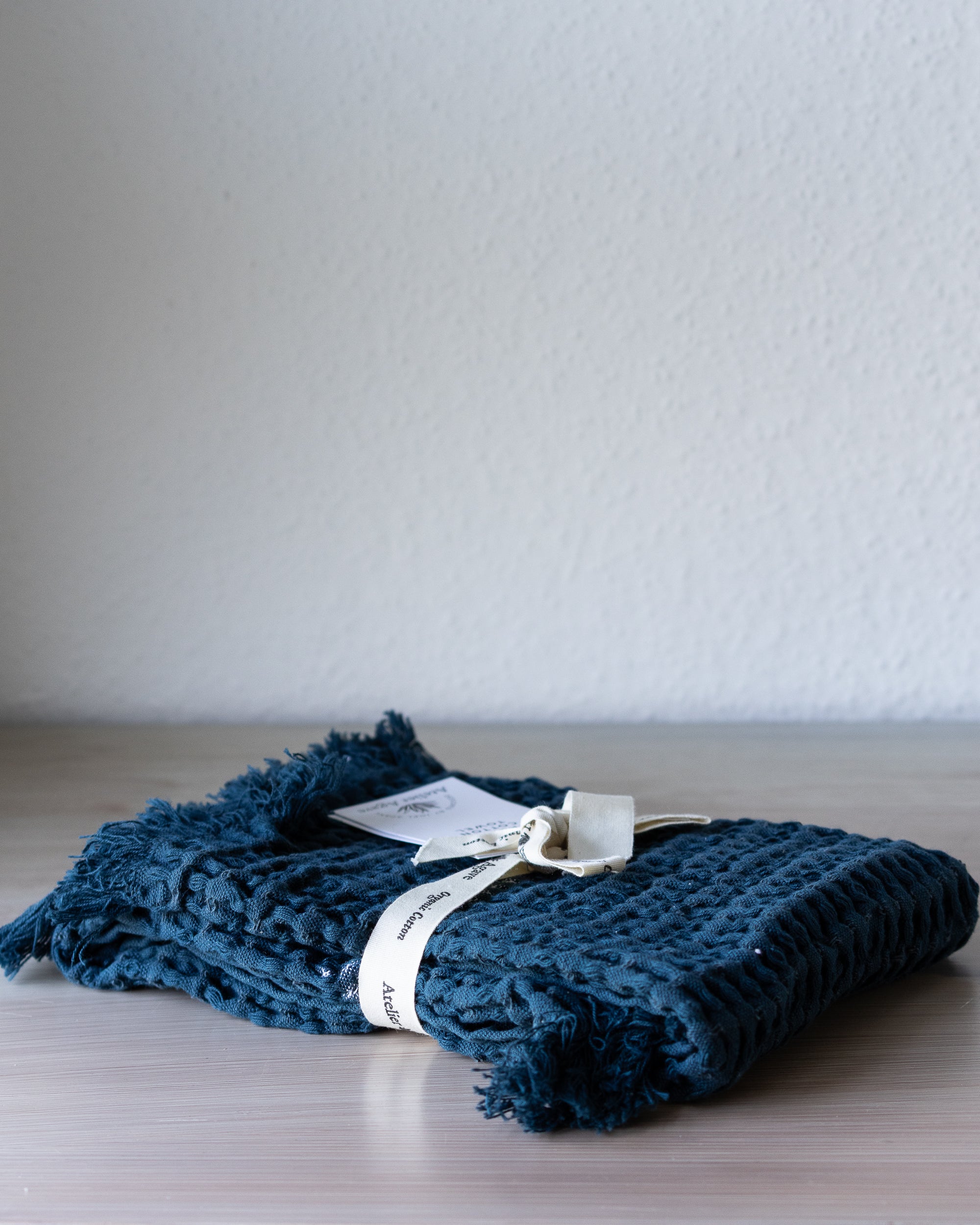 Waffle cotton towel