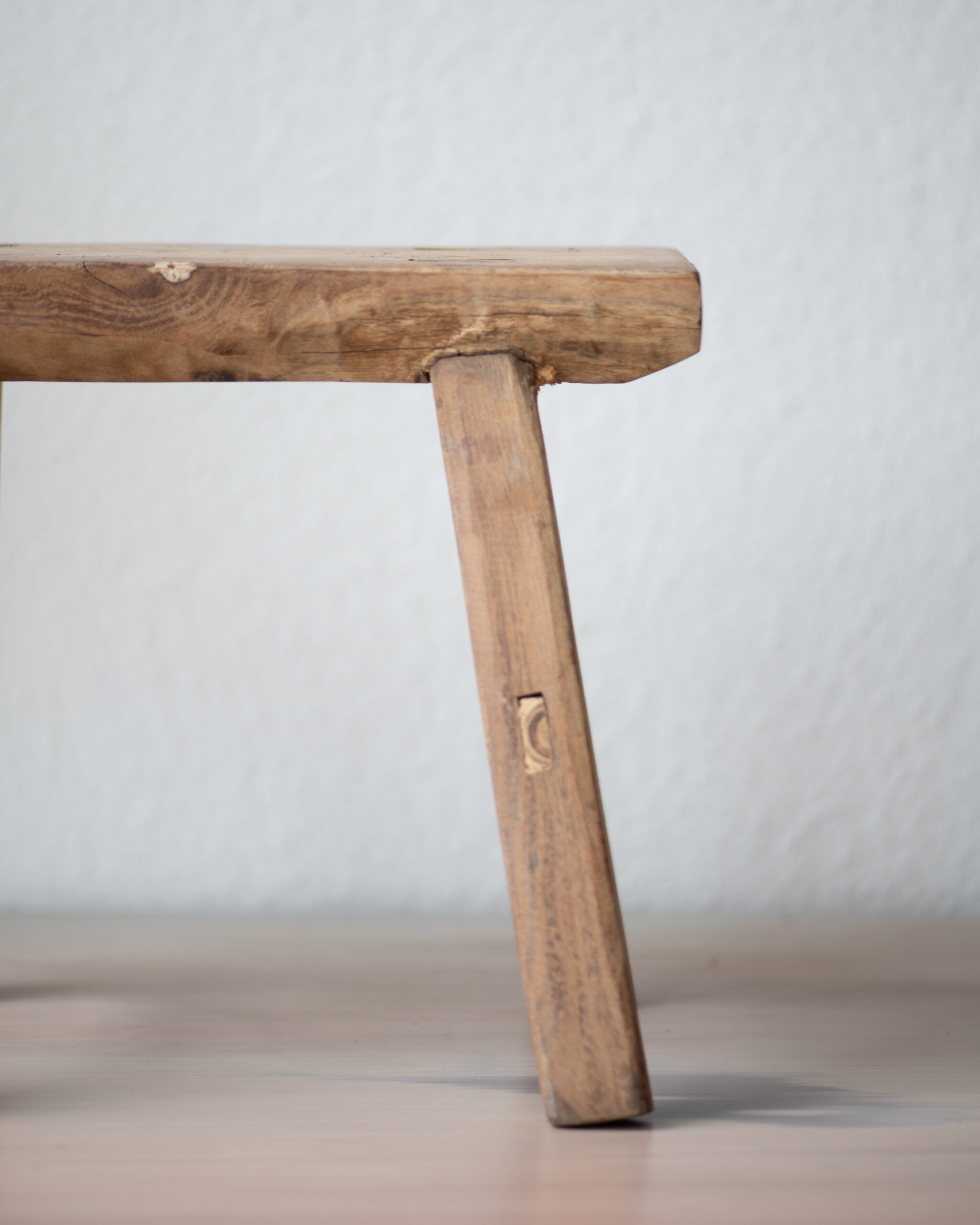 Vintage wooden stool - n°01