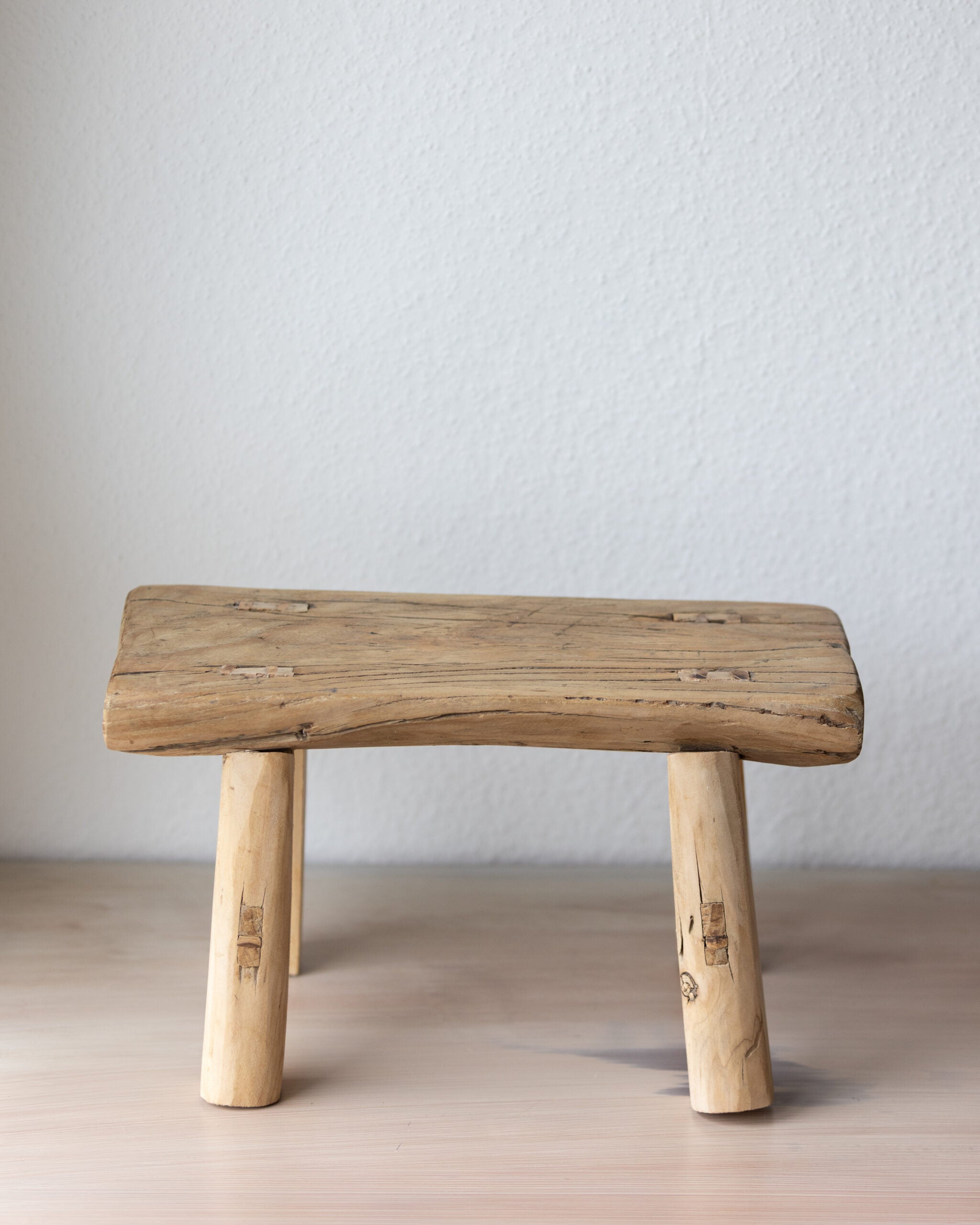 Vintage wooden stool - n°02