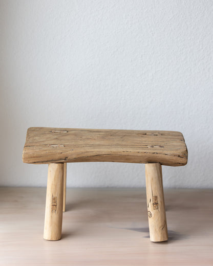 Vintage wooden stool - n°02